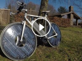 Güneş Enerjisi ile Çalışan Bisiklet