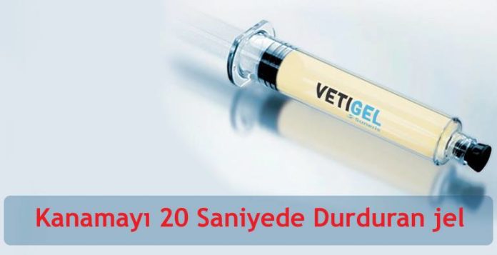 Kanamayı 20 saniyede durduran jel vetigel