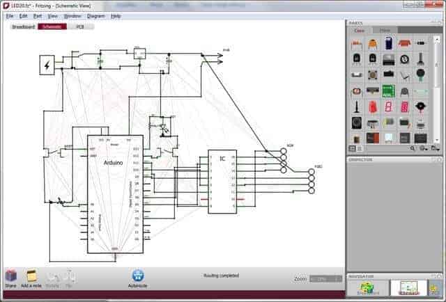 fritzing devre tasarım programı çalısma