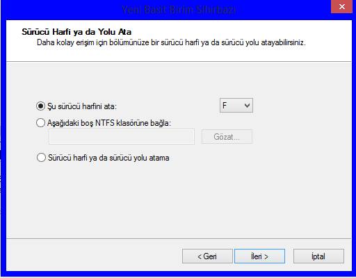 harddisk nasıl bölünür