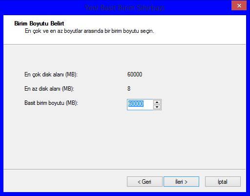 yerel disk nasıl bölünür