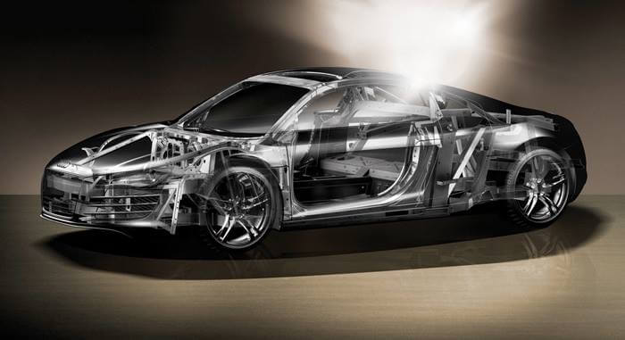 Audi R8 şasi