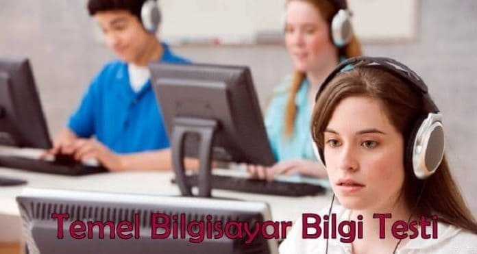 temel bilgisayar bilgi testi