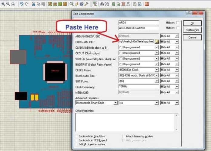 proteusta arduino kullanımı