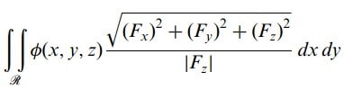 dik koordinatlarda yüzey integralleri