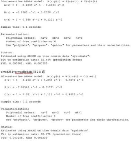 MATLAB System Identification Toolbox ile Farklı Metodlar için Black Box ...
