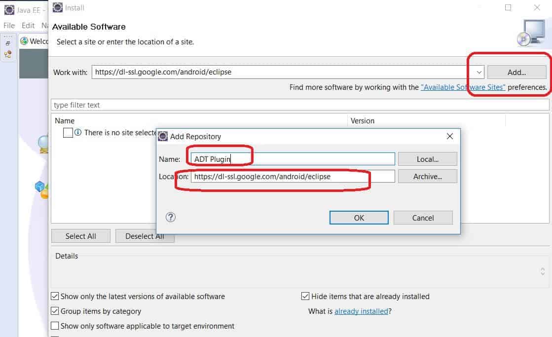adt plugin yükleme
