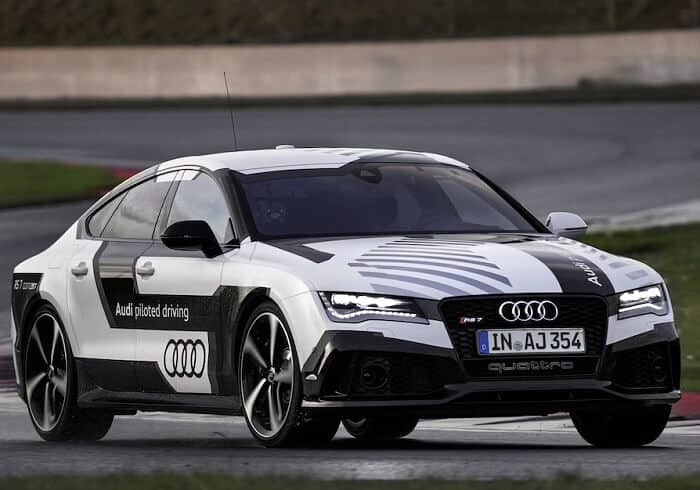 audi rs7 self driving car