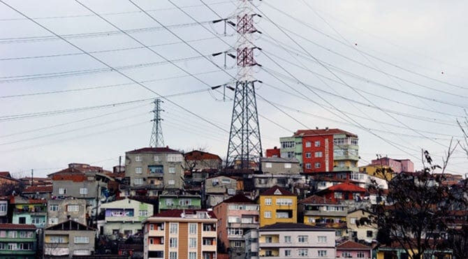 Elektrik Hatlı Kent