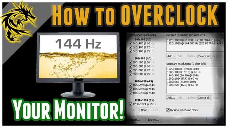 Monitör Overclock İşlemi Nasıl Yapılır Monitör Overclock İşlemi Nasıl Yapılır