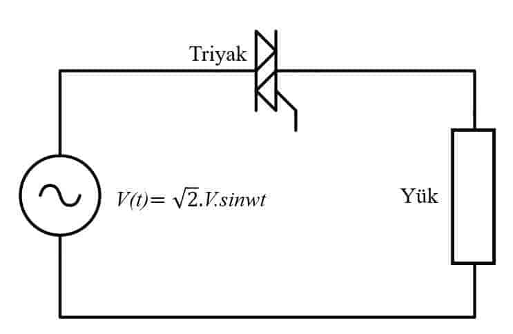 tek fazlı ac kıyıcı temel devresi