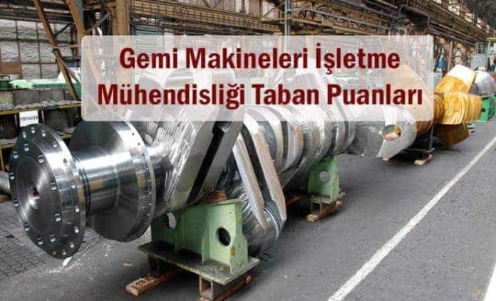 Gemi Makineleri İşletme Mühendisliği Taban Puanları