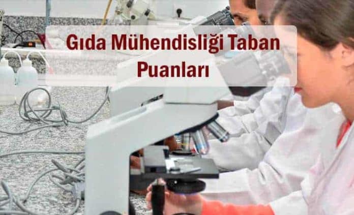 Gıda Mühendisliği Taban Puanları