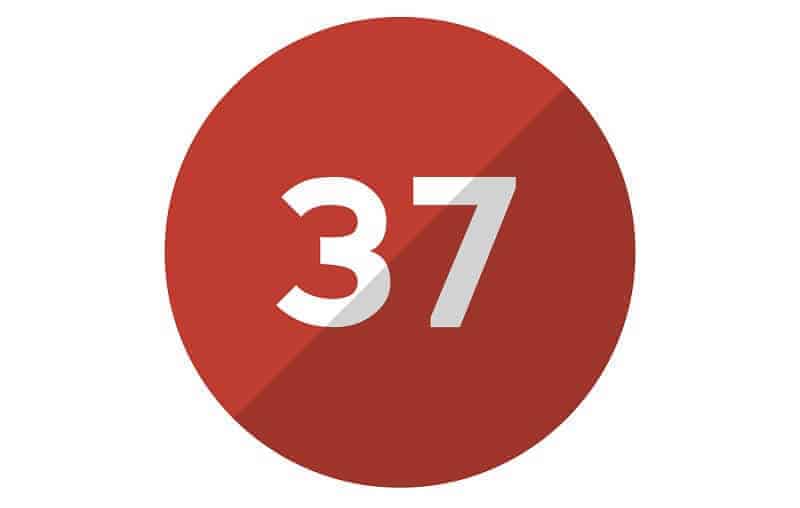 37 37